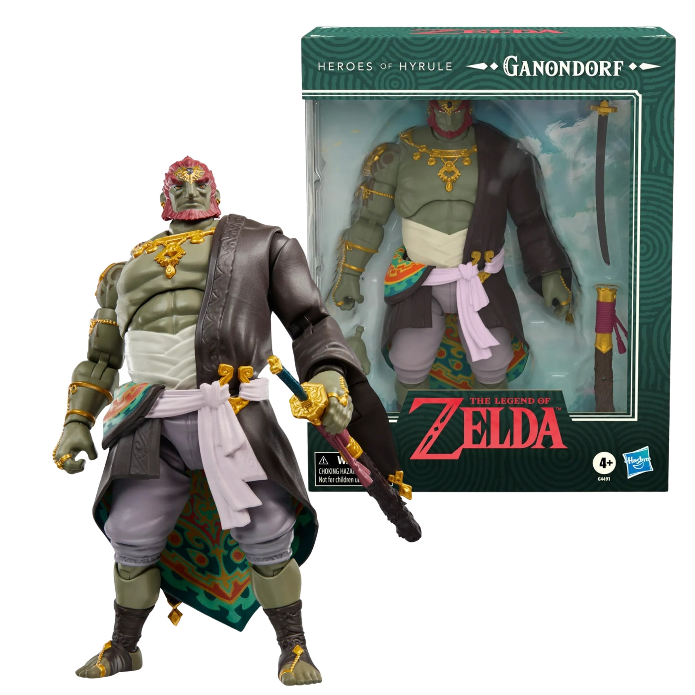 The Legend of Zelda Heroes of Hyrule Tears of the Kingdom Ganondorf Deluxe Action Figure