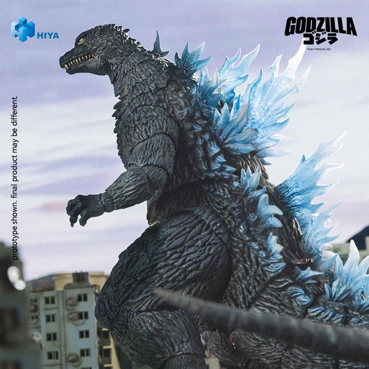 Hiya Toys Godzilla Against Mechagodzilla 2002 Heat Ray Godzilla Exquisite Basic Series Action Figure
