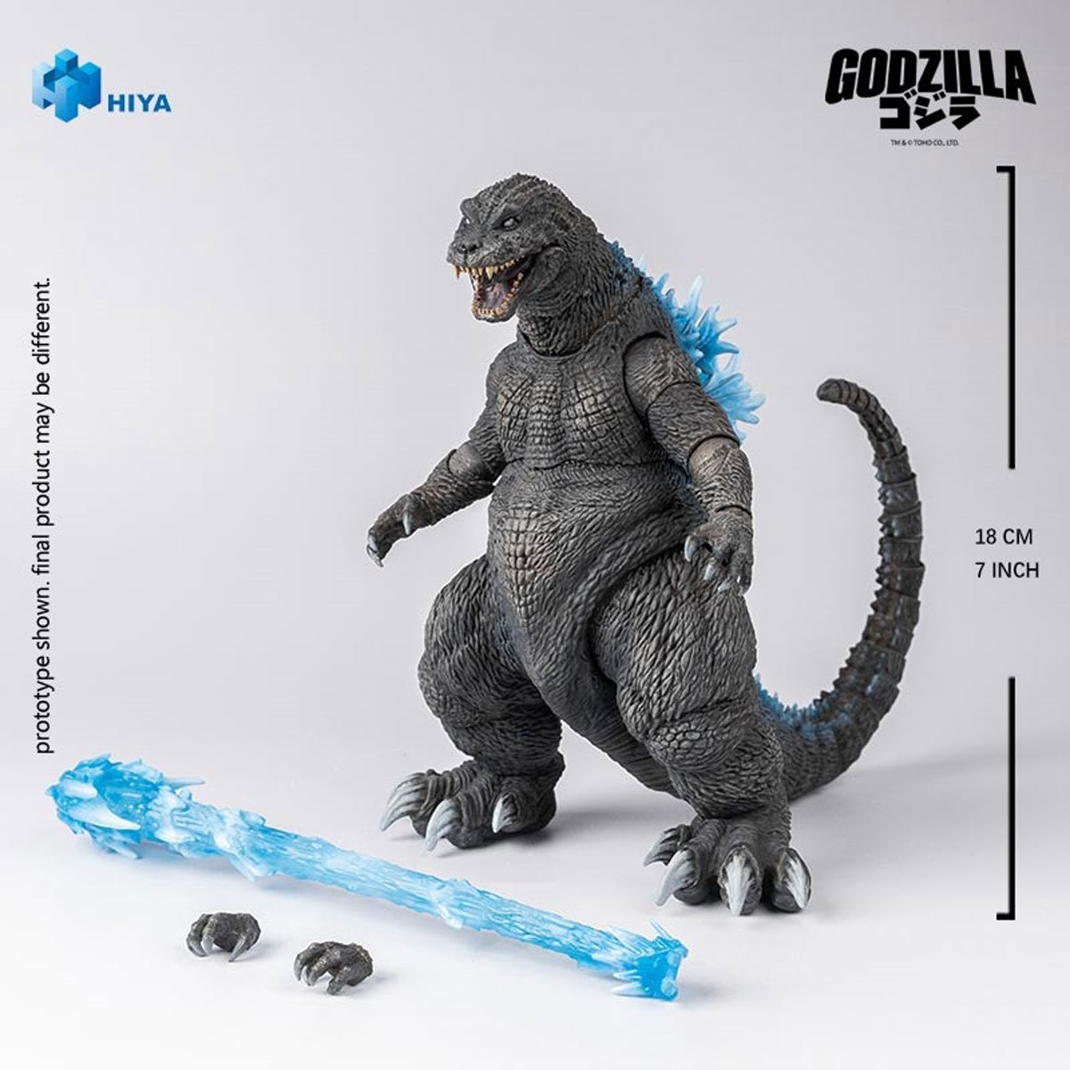 Hiya Toys Godzilla, Mothra and King Ghidorah: Giant Monsters All-Out Attack Heat Ray Godzilla Exquisite Basic Series Action Figure