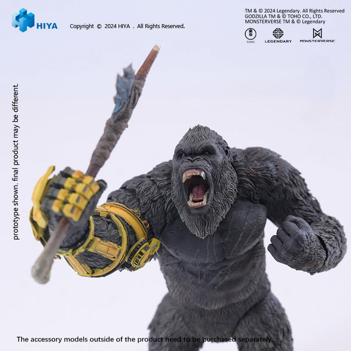 Hiya Toys Godzilla x Kong: New Empire Kong Beast Glove Exquisite Basic Action Figure