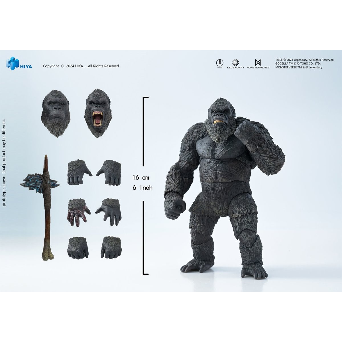 Hiya Toys Godzilla x Kong: The New Empire Kong Exquisite Basic Action Figure