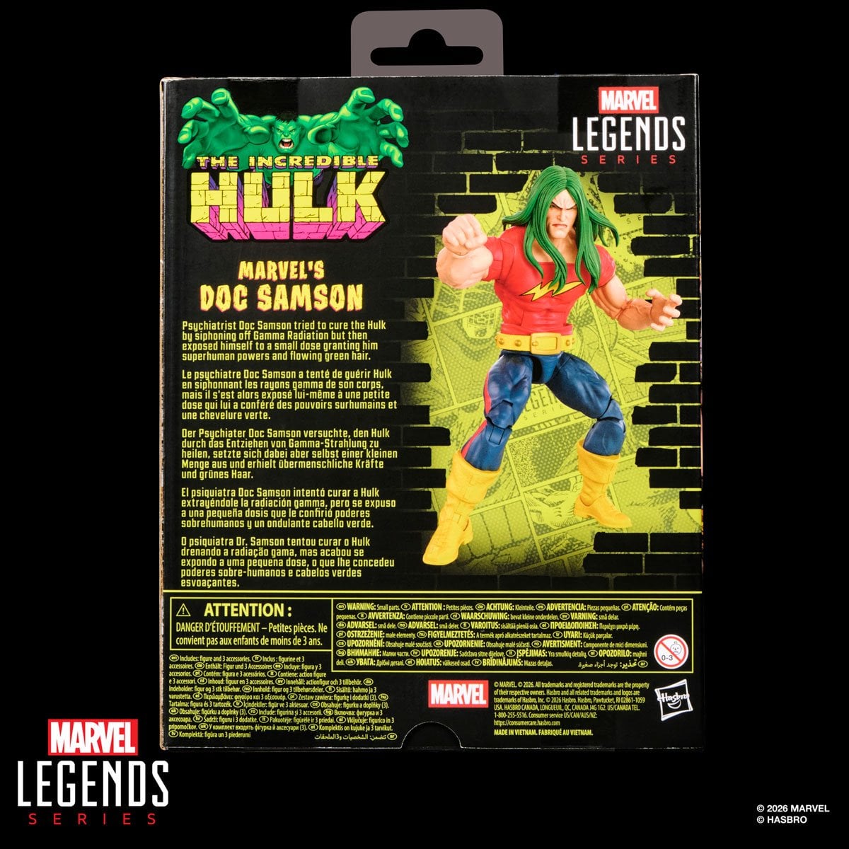 Marvel Legends the Incredible Hulk, Doc Samson Deluxe Action Figure
