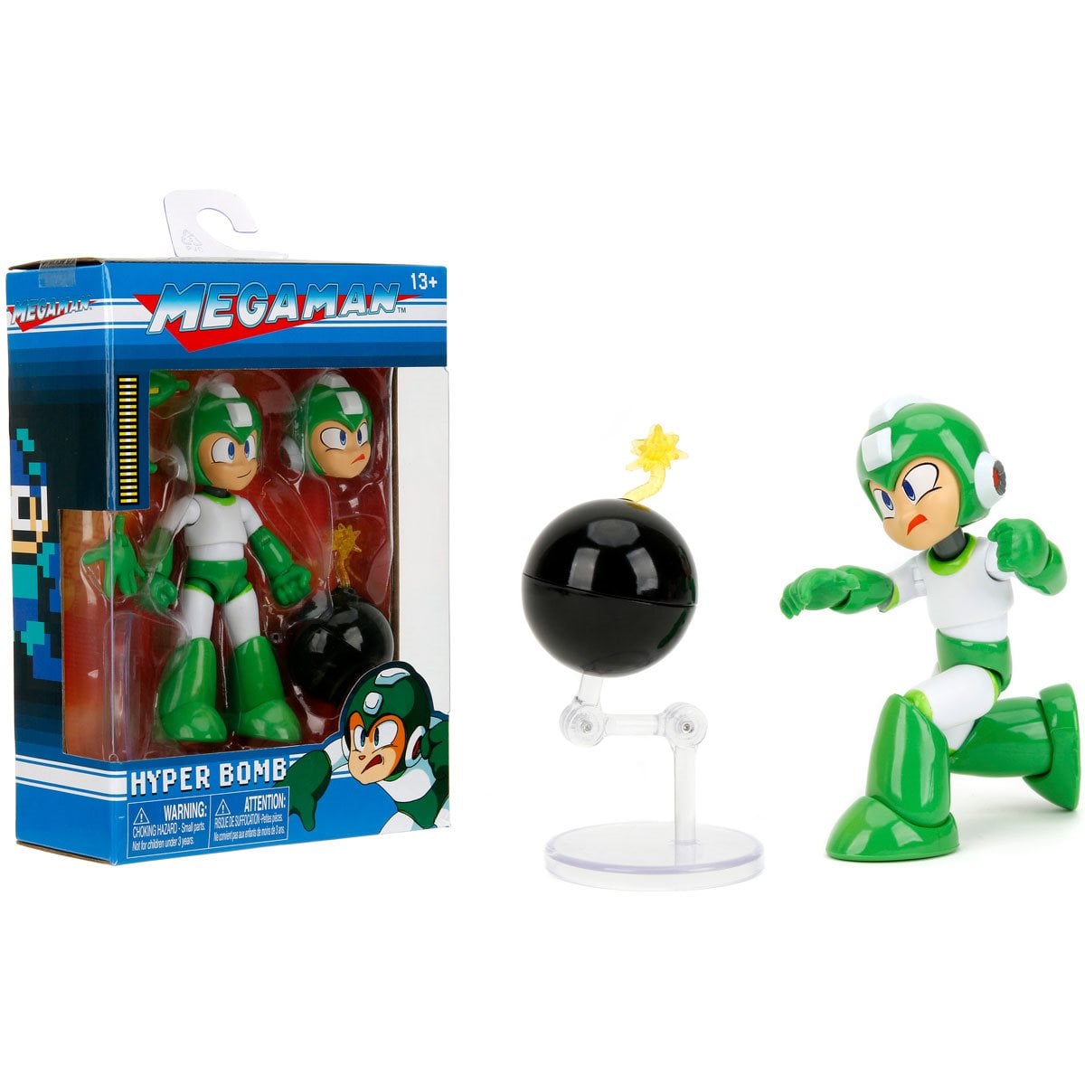 Jada Toys Mega Man 1:12 Scale Wave 2 Hyper Bomb Mega Man Action Figure