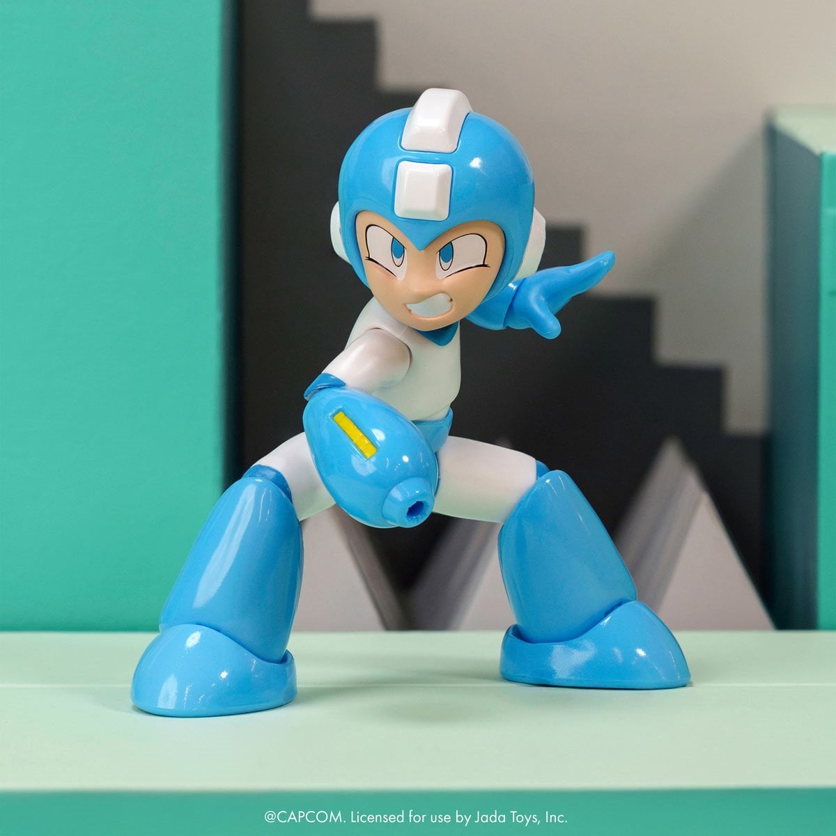Jada Toys Mega Man Wave 4 Mega Man Gemini Laser 1:12 Scale Action Figure