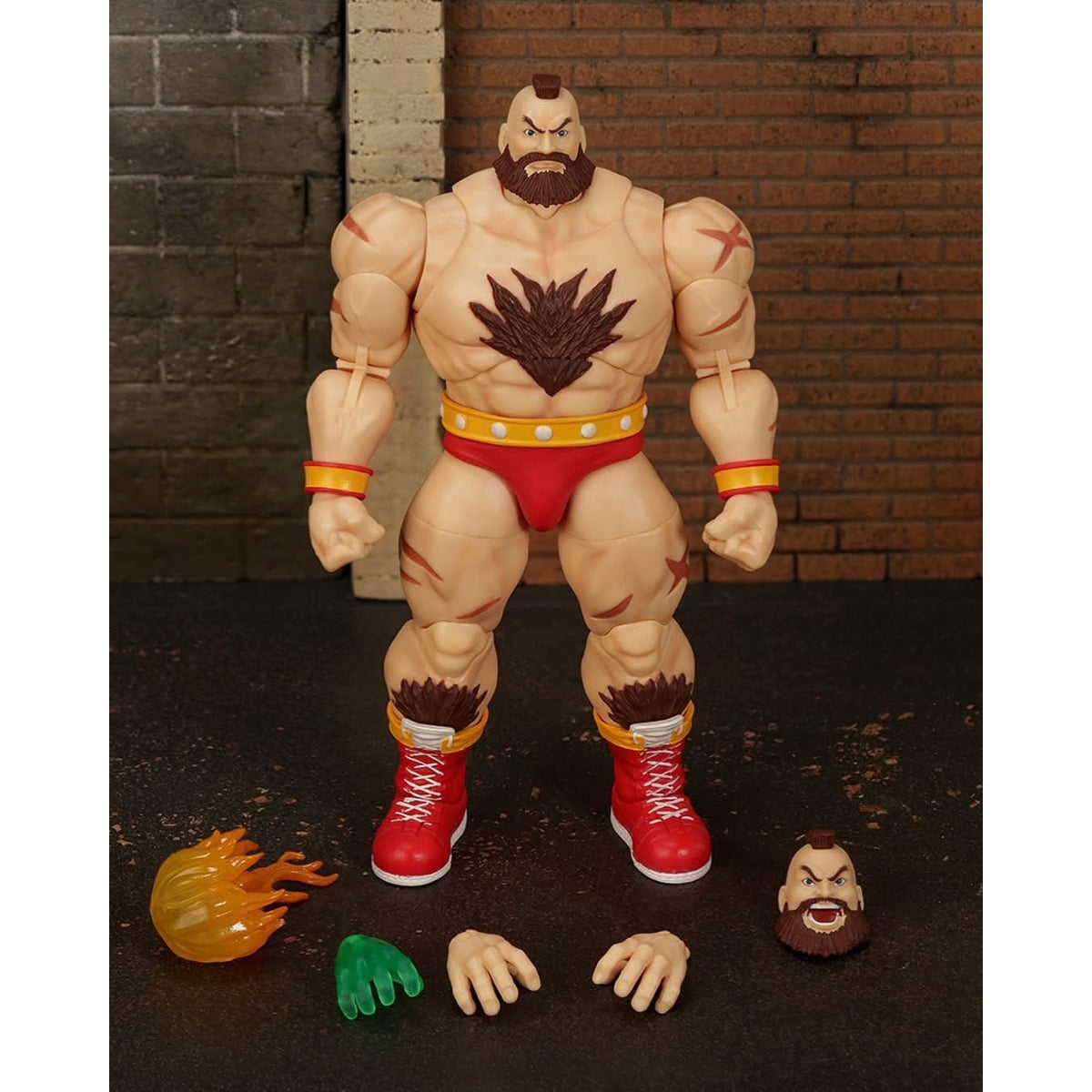 Jada Toys Ultra Street Fighter II Zangief 6-Inch Scale Deluxe Action Figure