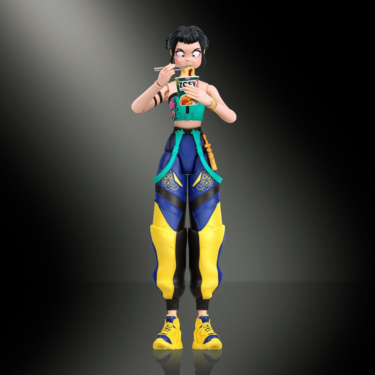 KPop Demon Hunters HUNTR/X Zoey How It's Done Action Figure