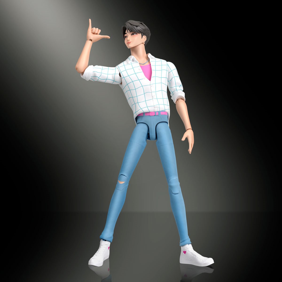 KPop Demon Hunters Saja Boys Jinu Soda Pop Action Figure