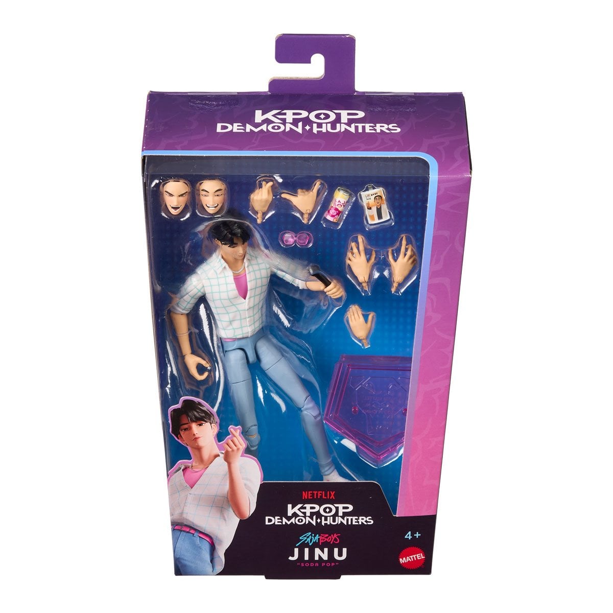 KPop Demon Hunters Saja Boys Jinu Soda Pop Action Figure
