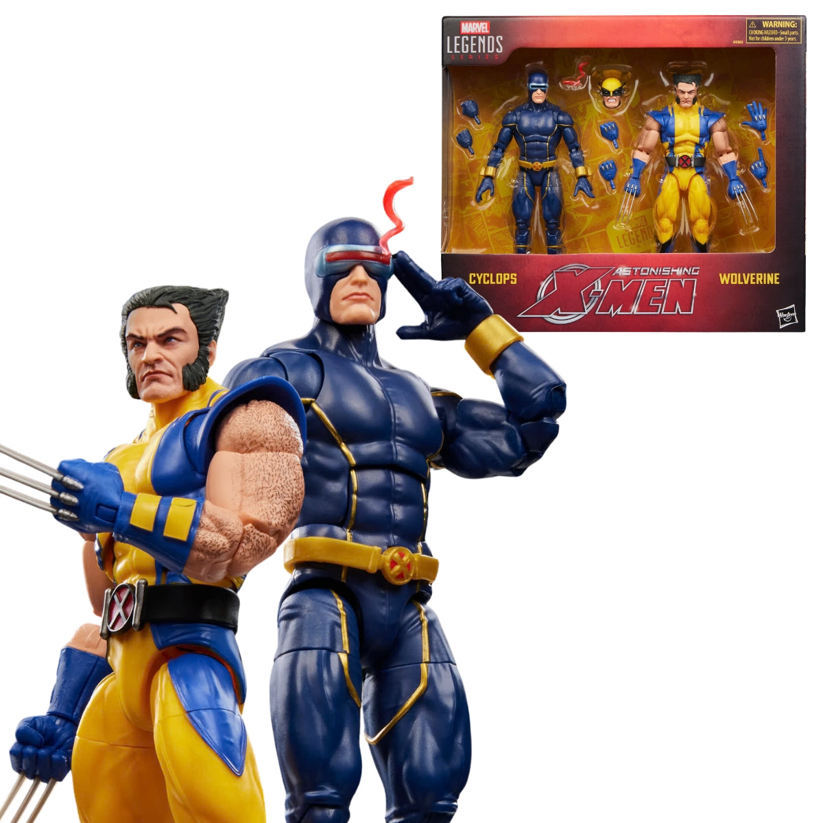 Marvel Legends Astonishing X-Men Cyclops and Wolverine Action Figures 2-Pack