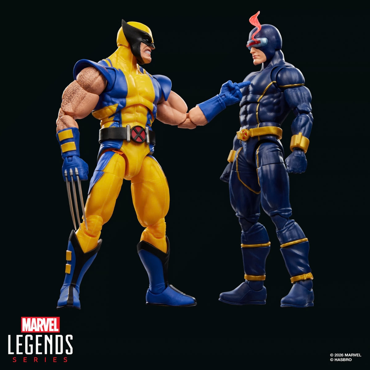 Marvel Legends Astonishing X-Men Cyclops and Wolverine Action Figures 2-Pack
