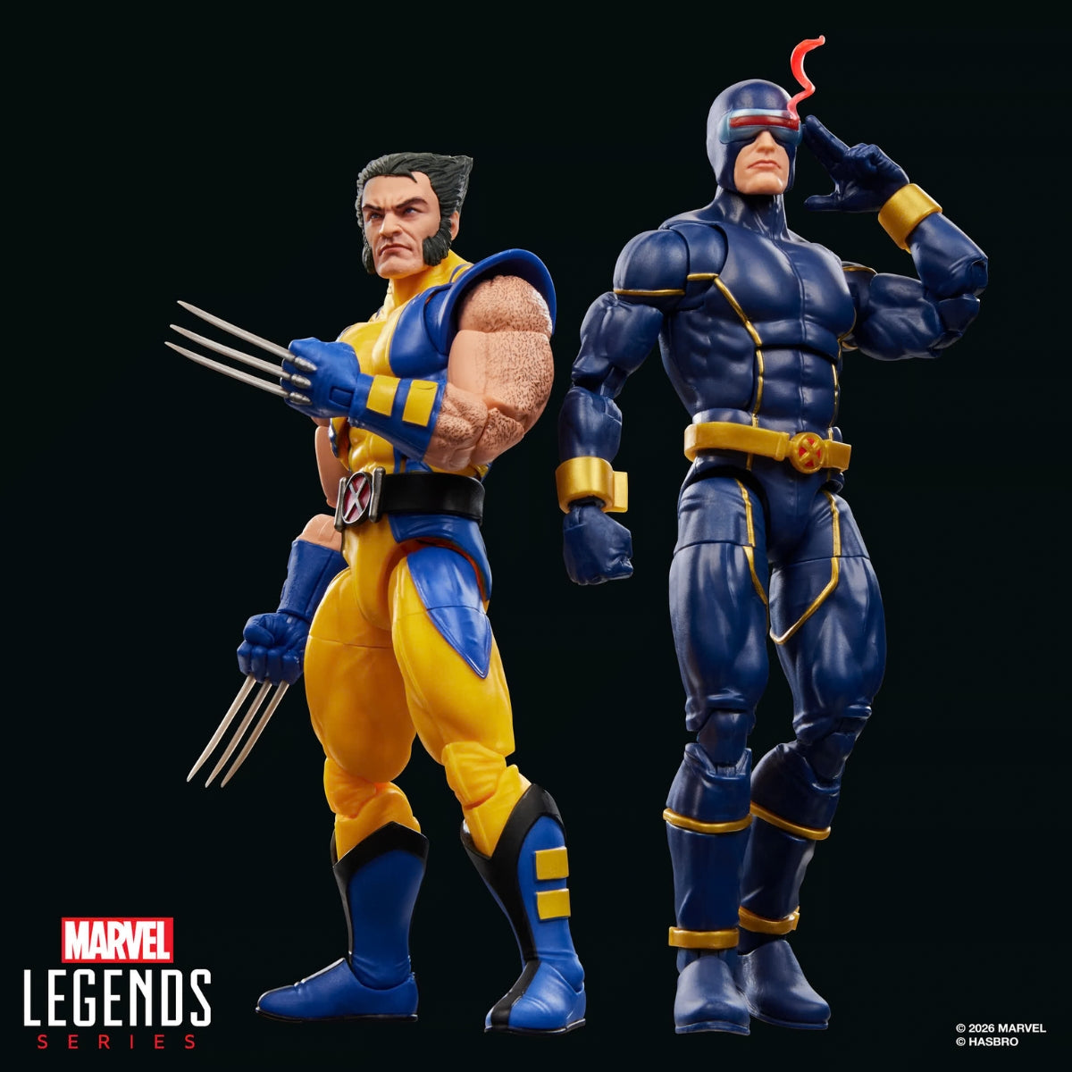 Marvel Legends Astonishing X-Men Cyclops and Wolverine Action Figures 2-Pack