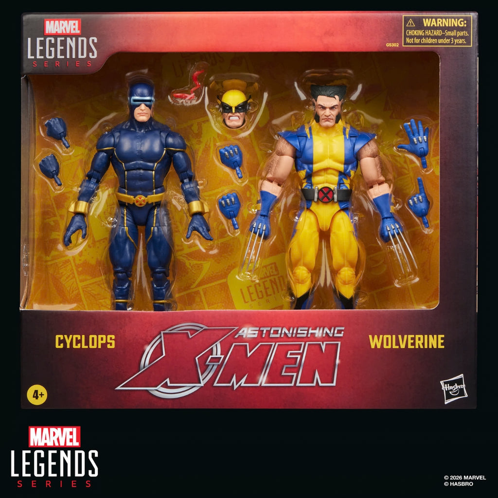 Marvel Legends Astonishing X-Men Cyclops and Wolverine Action Figures 2-Pack