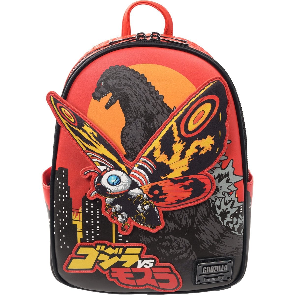 Loungefly Godzilla vs. Mothra Midsize Backpack - Entertainment Earth Exclusive