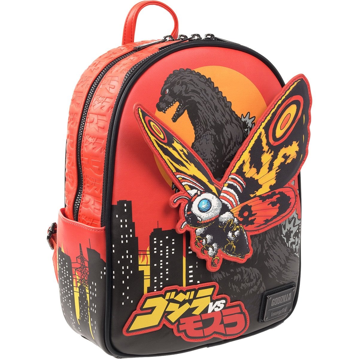 Loungefly Godzilla vs. Mothra Midsize Backpack - Entertainment Earth Exclusive