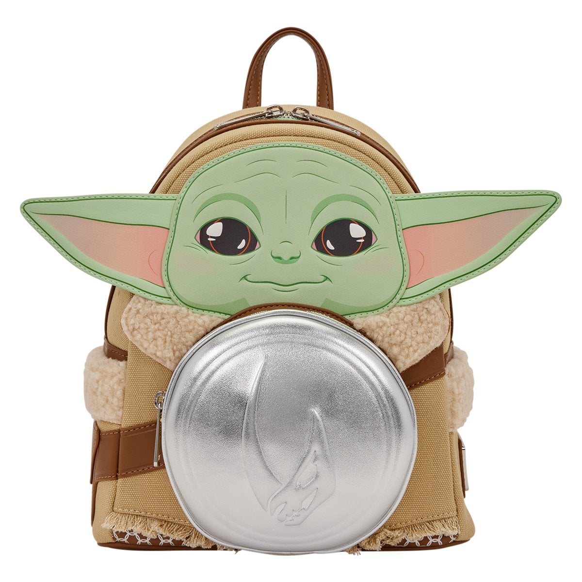 Loungefly Star Wars The Mandalorian Grogu and Anzellan Mini Backpack