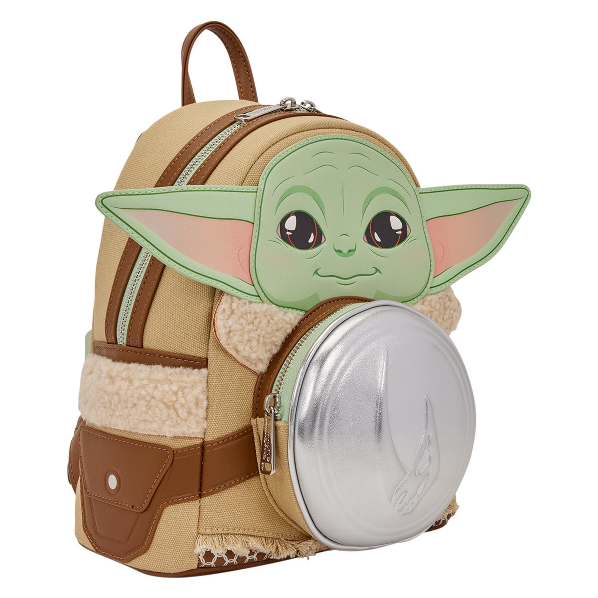 Loungefly Star Wars The Mandalorian Grogu and Anzellan Mini Backpack