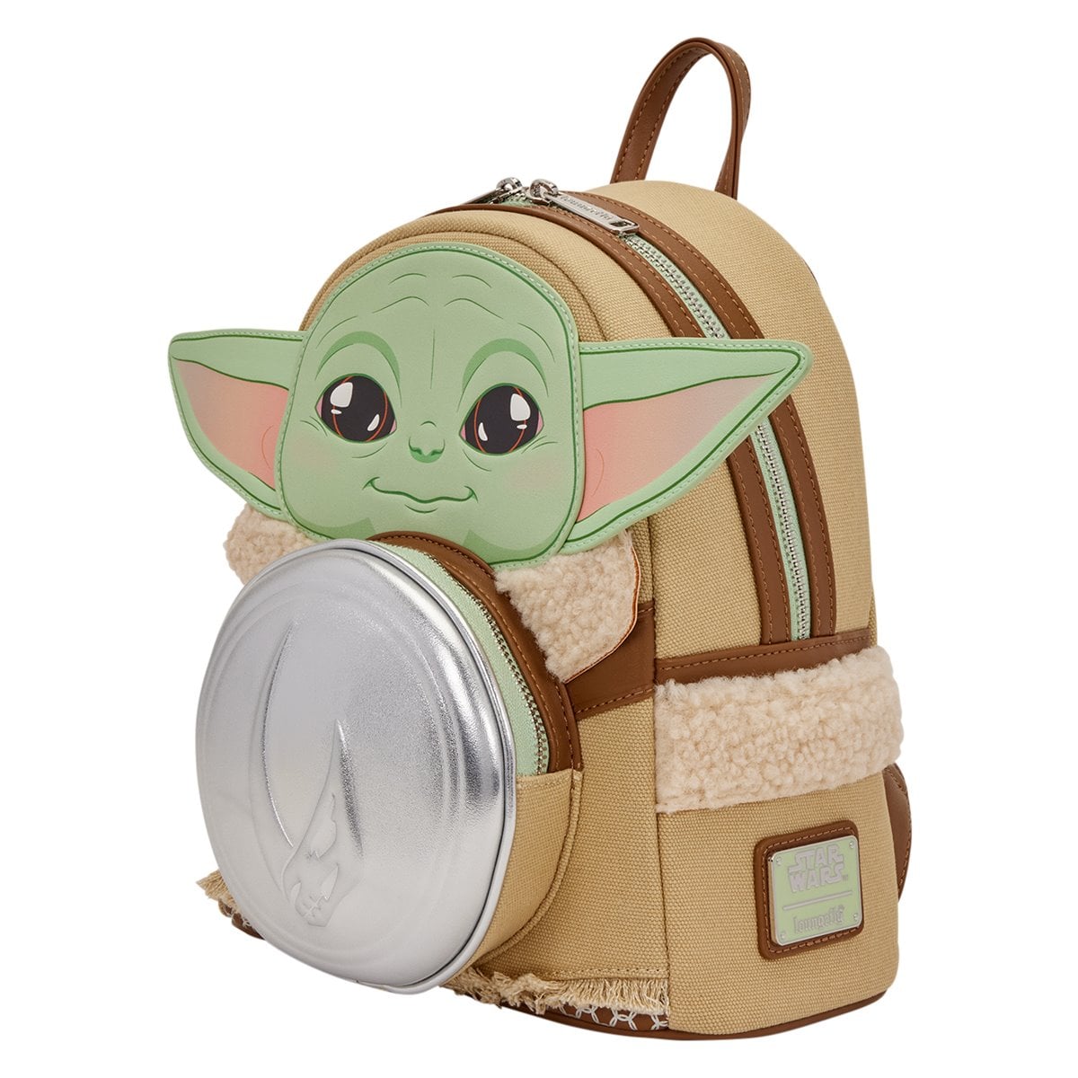 Loungefly Star Wars The Mandalorian Grogu and Anzellan Mini Backpack