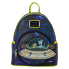 Loungefly Rick and Morty Space Cruiser Glow-in-the-Dark Mini-Backpack
