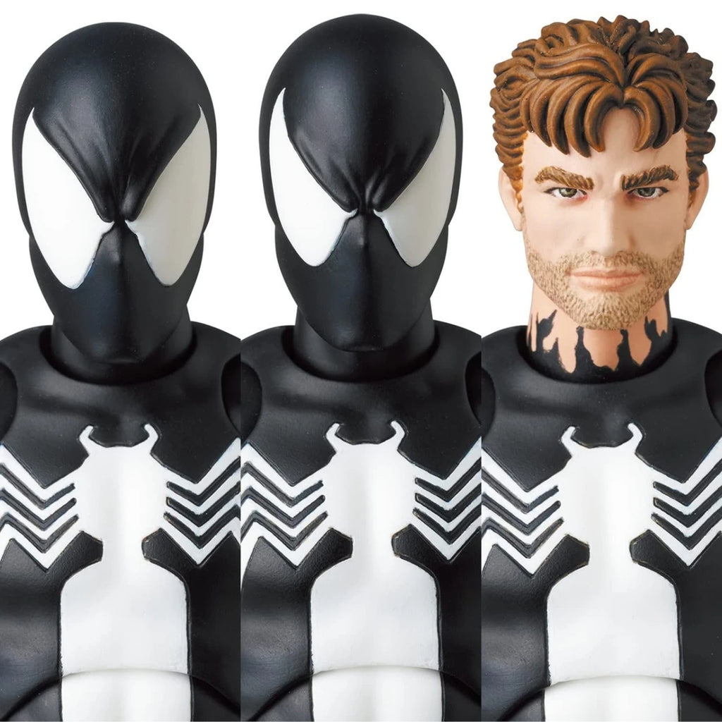 Mafex No.147 Symbiote Spider-Man (Black Costume Comic Version) Action Figure