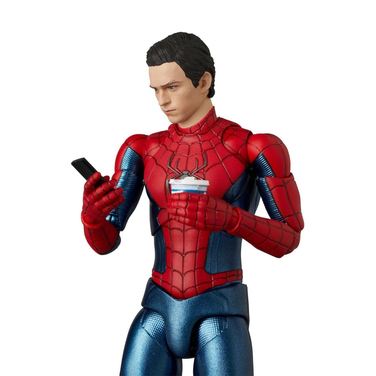 Mafex No.262 Spider-Man Red & Blue Final Swing Suit (Spider-Man: No Way Home) Action Figure