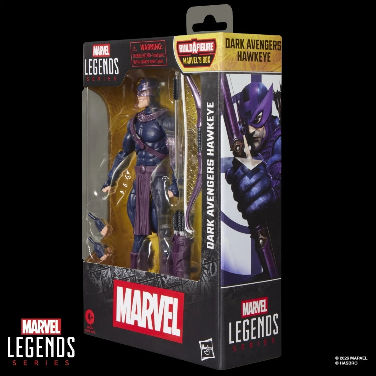 Marvel Legends Dark Avengers Hawkeye Action Figure (Marvel’s Box Build-A-Figure)