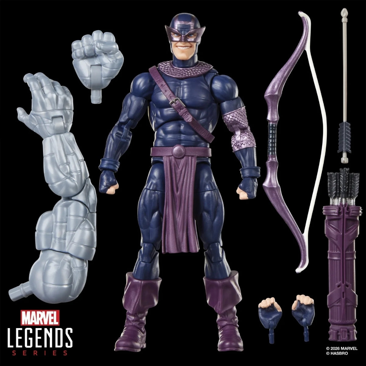 Marvel Legends Dark Avengers Hawkeye Action Figure (Marvel’s Box Build-A-Figure)