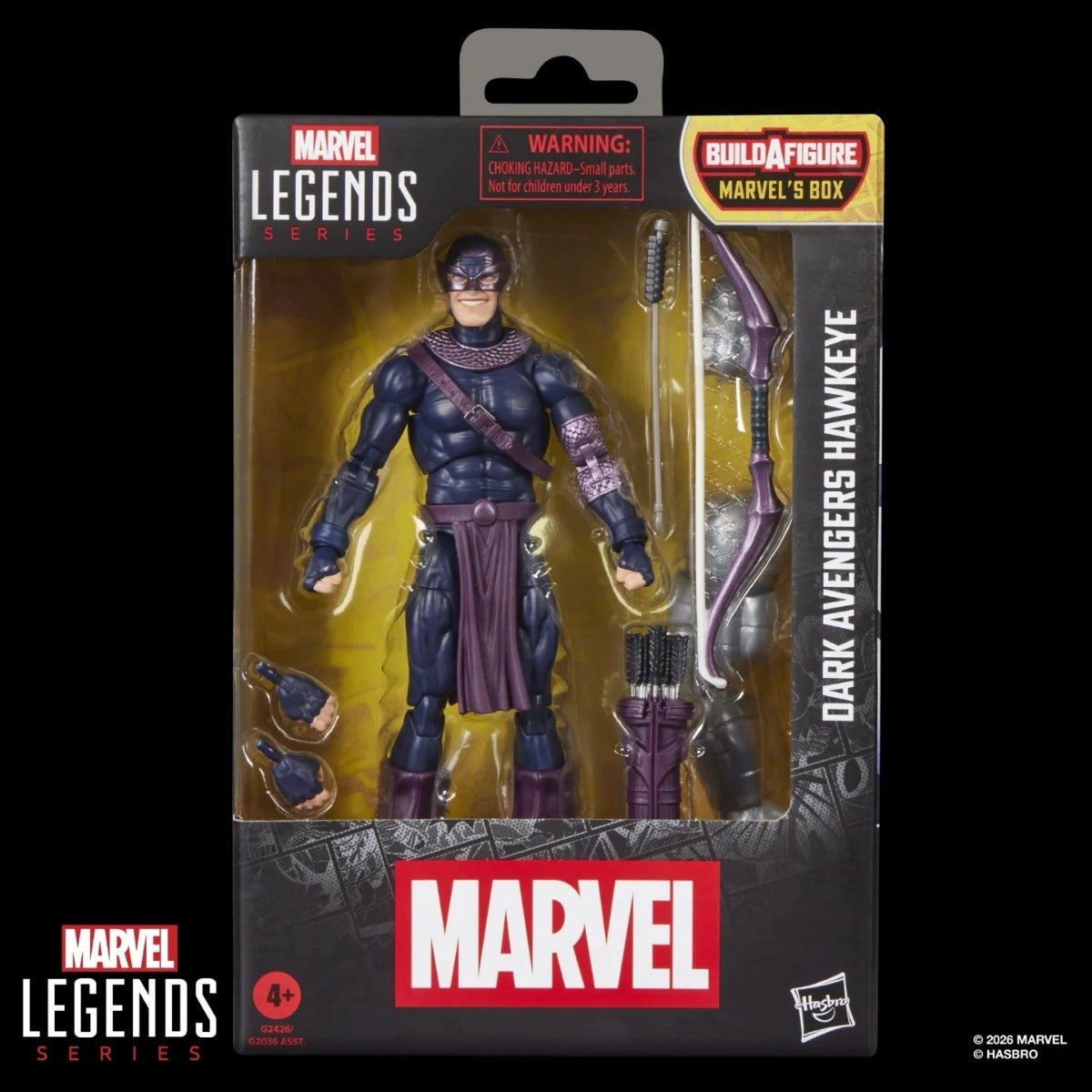 Marvel Legends Dark Avengers Hawkeye Action Figure (Marvel’s Box Build-A-Figure)