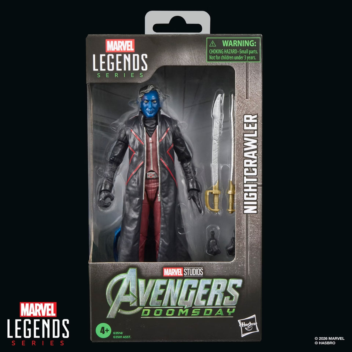 Marvel Legends Series Marvel Studios' Avengers: Doomsday Nightcrawler Action Figure