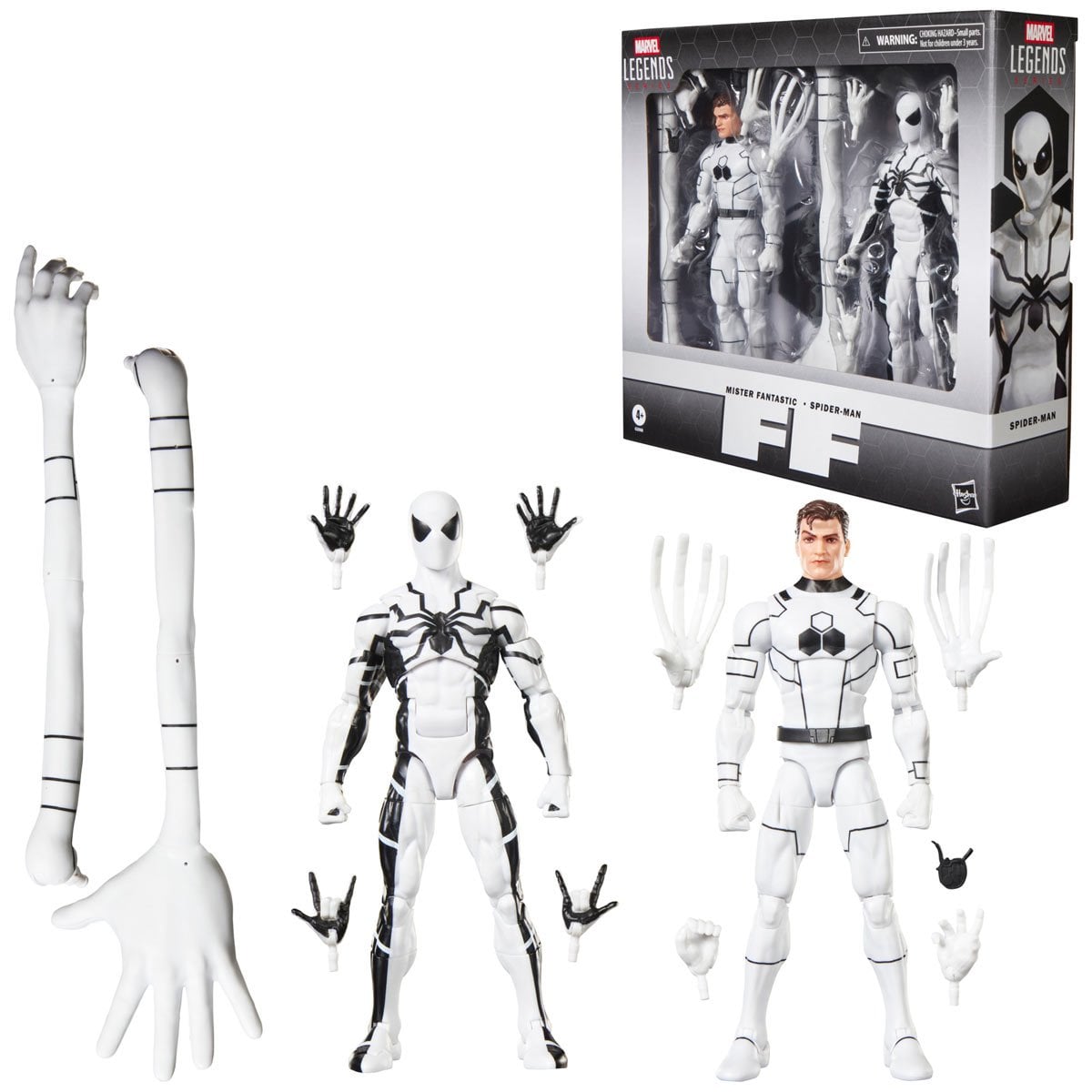 Marvel Legends Series Future Foundation Spider-Man & Mr. Fantastic 2-Pack Action Figures