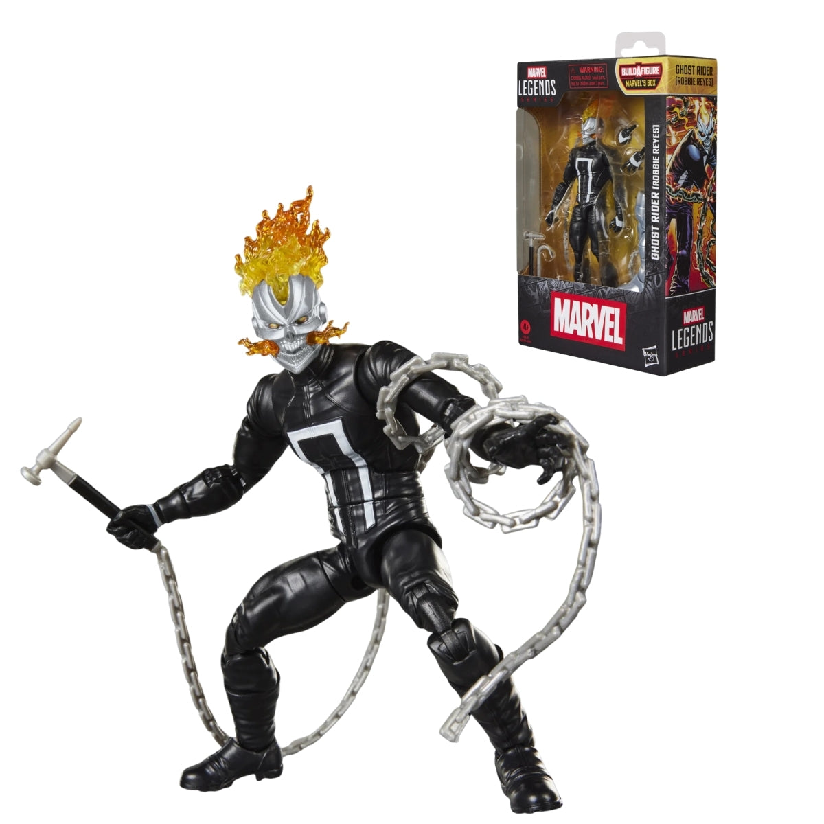 Marvel Legends Ghost Rider, Robbie Reyes Action Figure (Marvel’s Box Build-A-Figure)