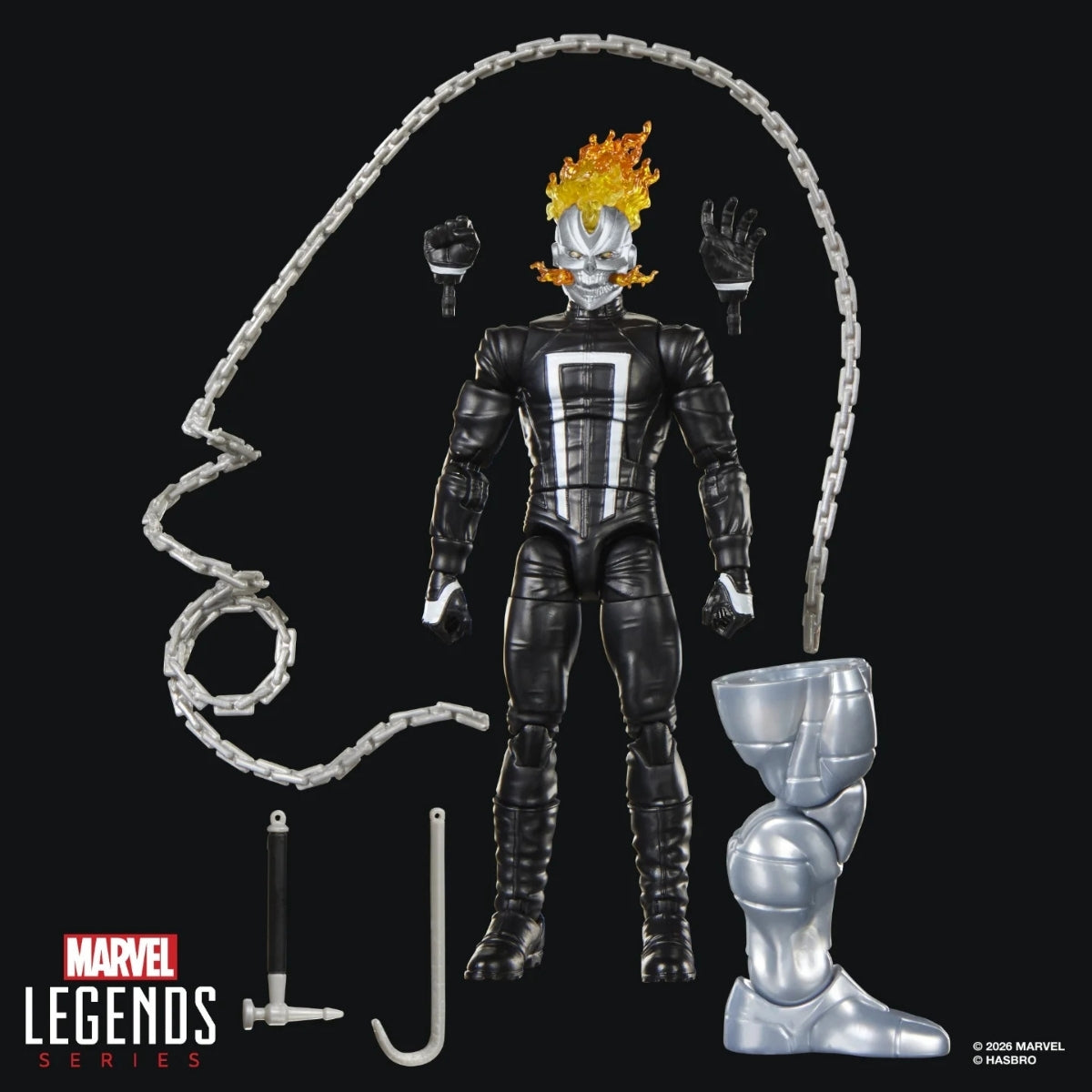 Marvel Legends Ghost Rider, Robbie Reyes Action Figure (Marvel’s Box Build-A-Figure)