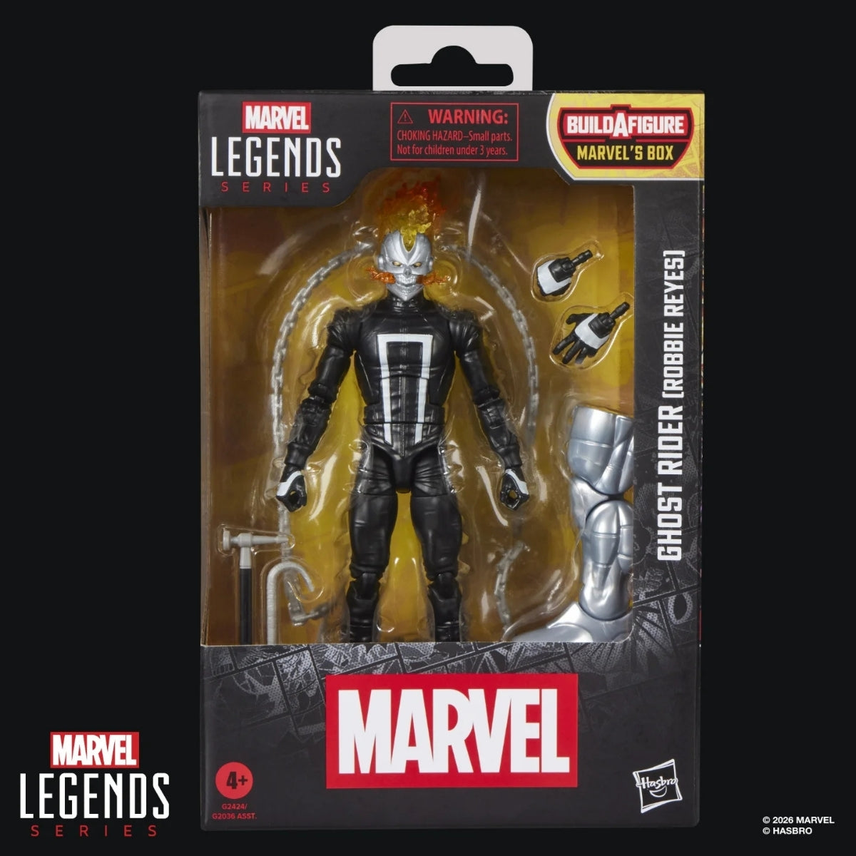 Marvel Legends Ghost Rider, Robbie Reyes Action Figure (Marvel’s Box Build-A-Figure)