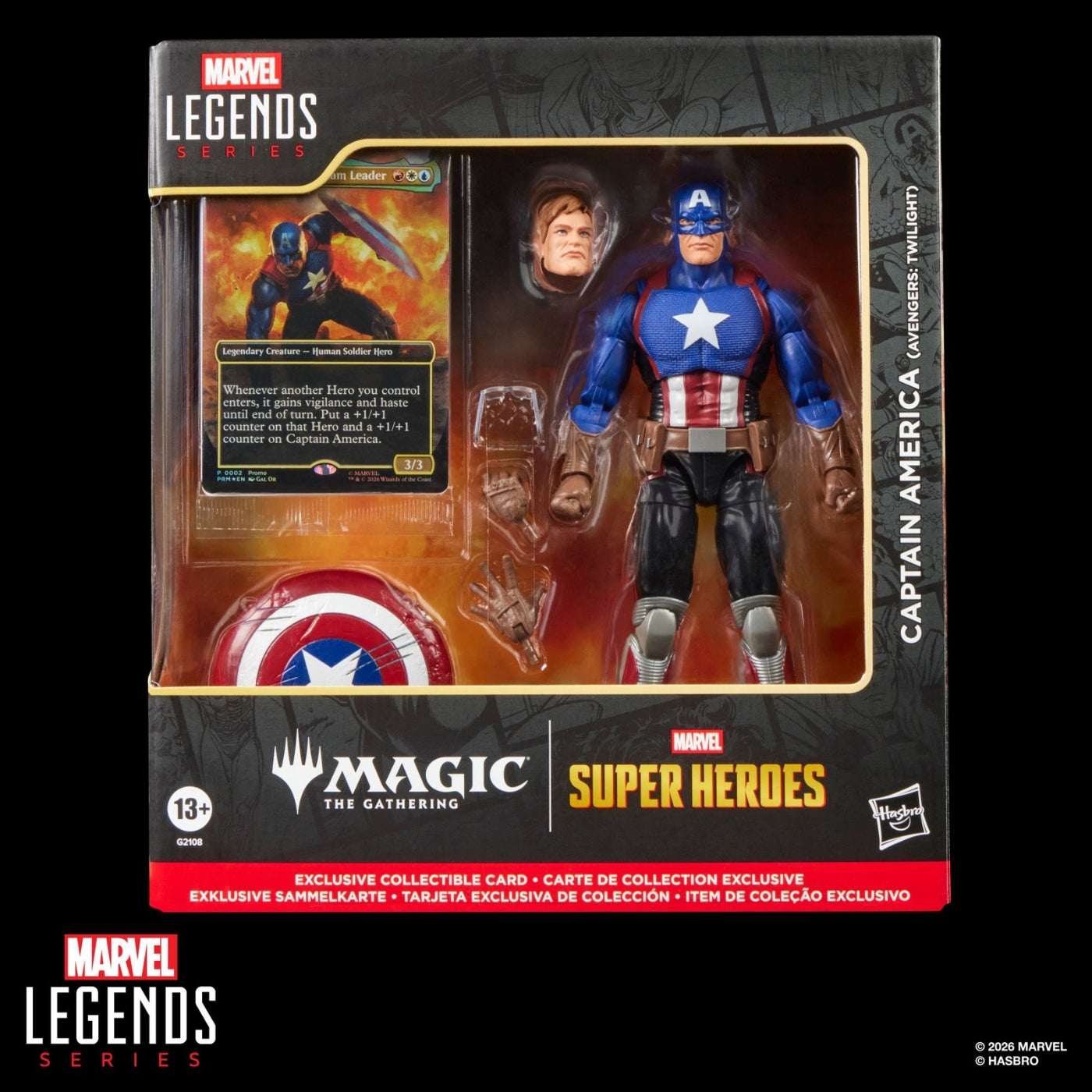 Marvel Legends Series Marvel Super Heroes Magic: The Gathering Captain America (Avengers: Twilight)