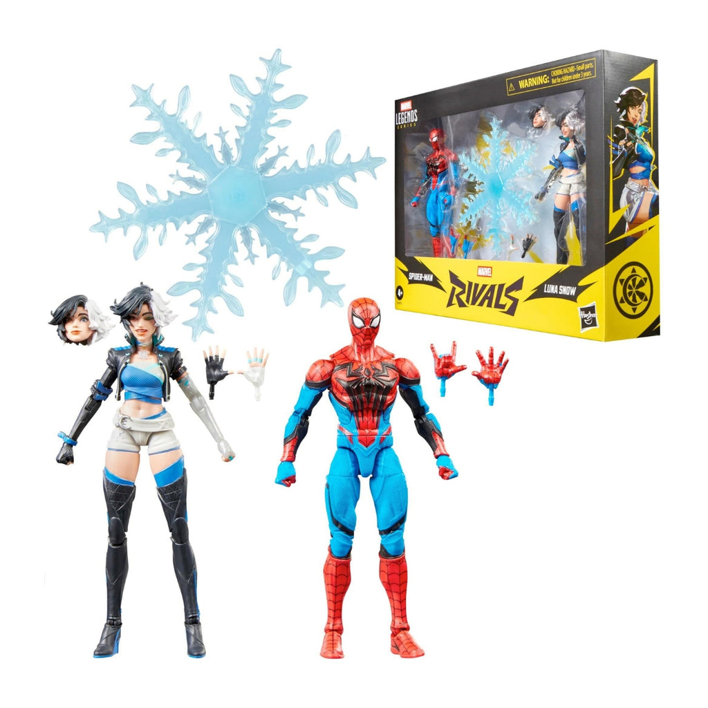 Marvel Legends Series Marvel Rivals Spider-Man and Luna Snow Two-Pack Action Figures