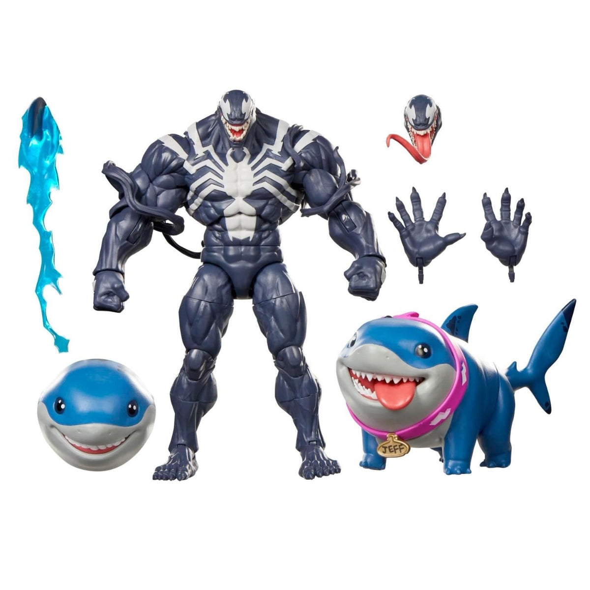 Marvel Legends Series Marvel Rivals Venom and Jeff the Land Shark Action Figures 2-Pack