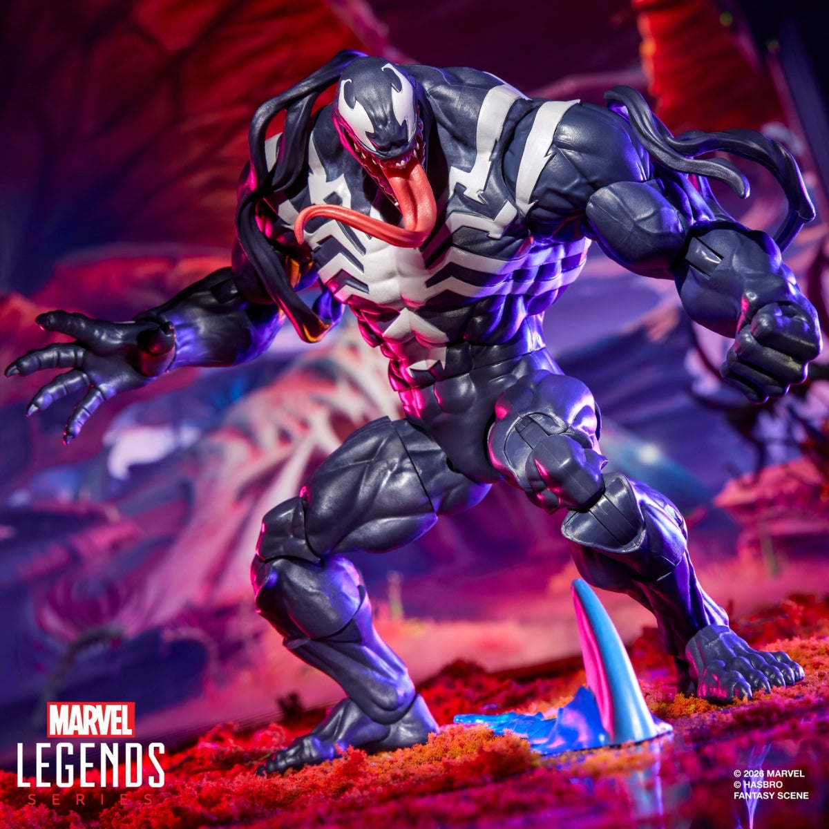 Marvel Legends Series Marvel Rivals Venom and Jeff the Land Shark Action Figures 2-Pack