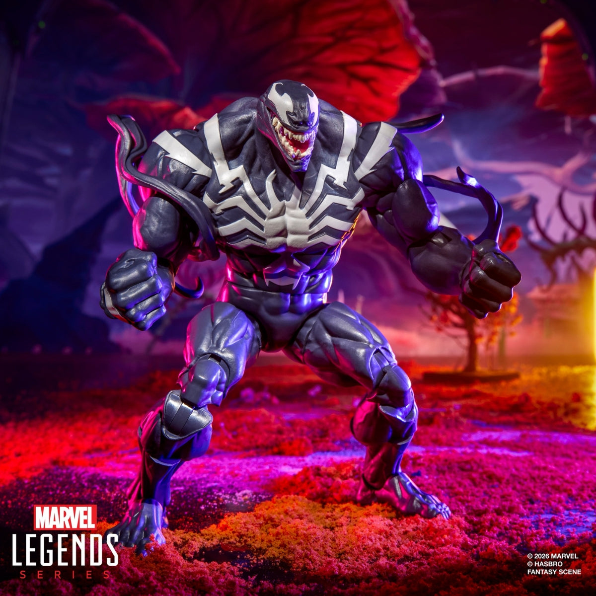 Marvel Legends Series Marvel Rivals Venom and Jeff the Land Shark Action Figures 2-Pack
