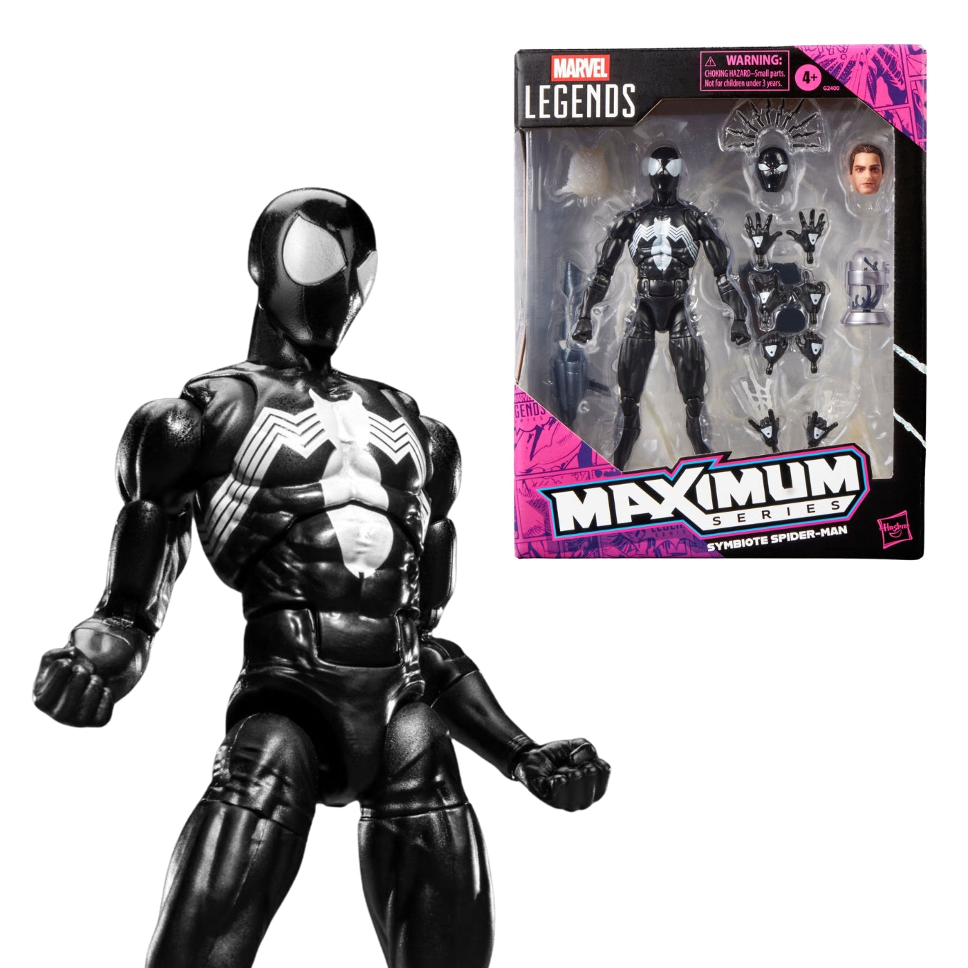 Marvel Legends Maximum Series Symbiote Spider-Man Action Figure