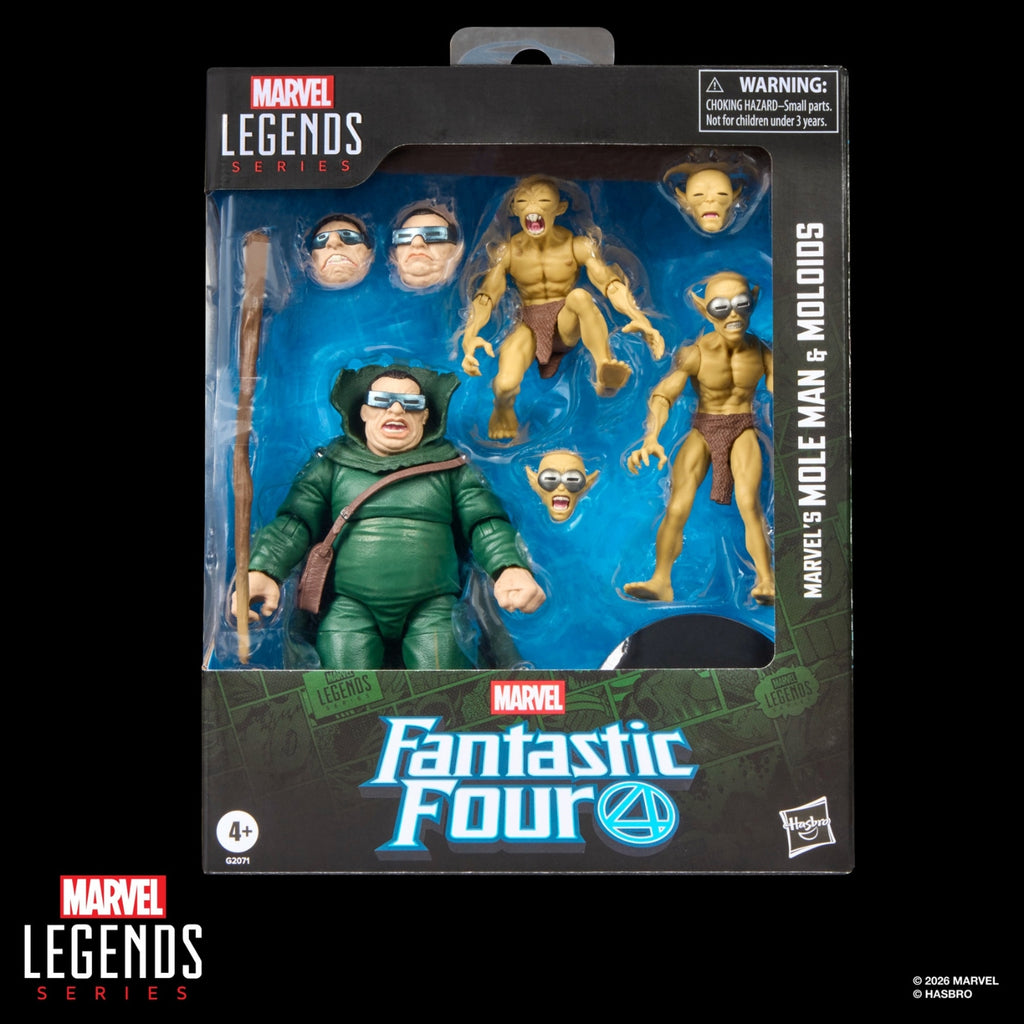 Marvel Legends Series Marvel’s Mole Man & Moloids Action Figures