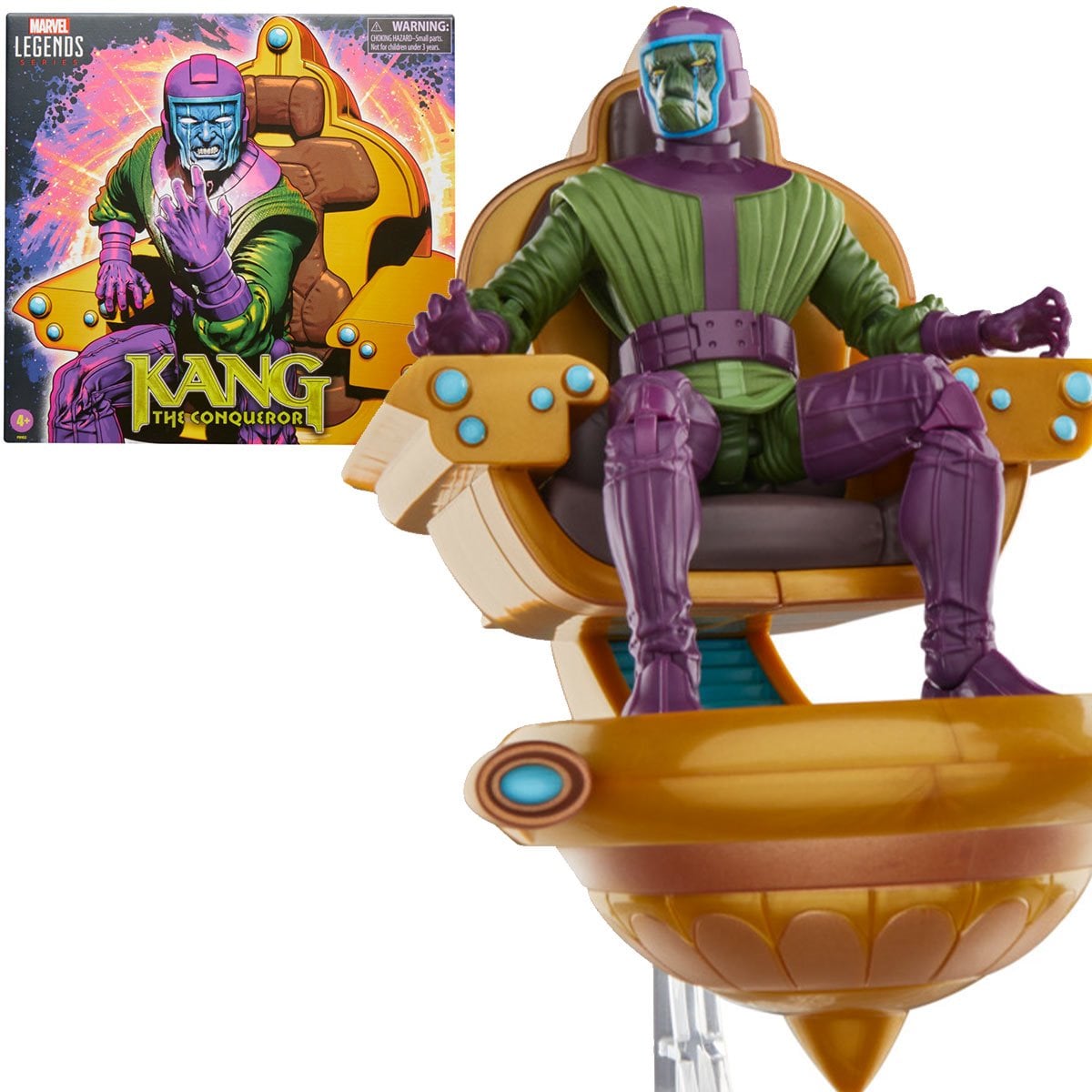 Marvel Legends Series Kang the Conqueror with Throne Deluxe Action Figure