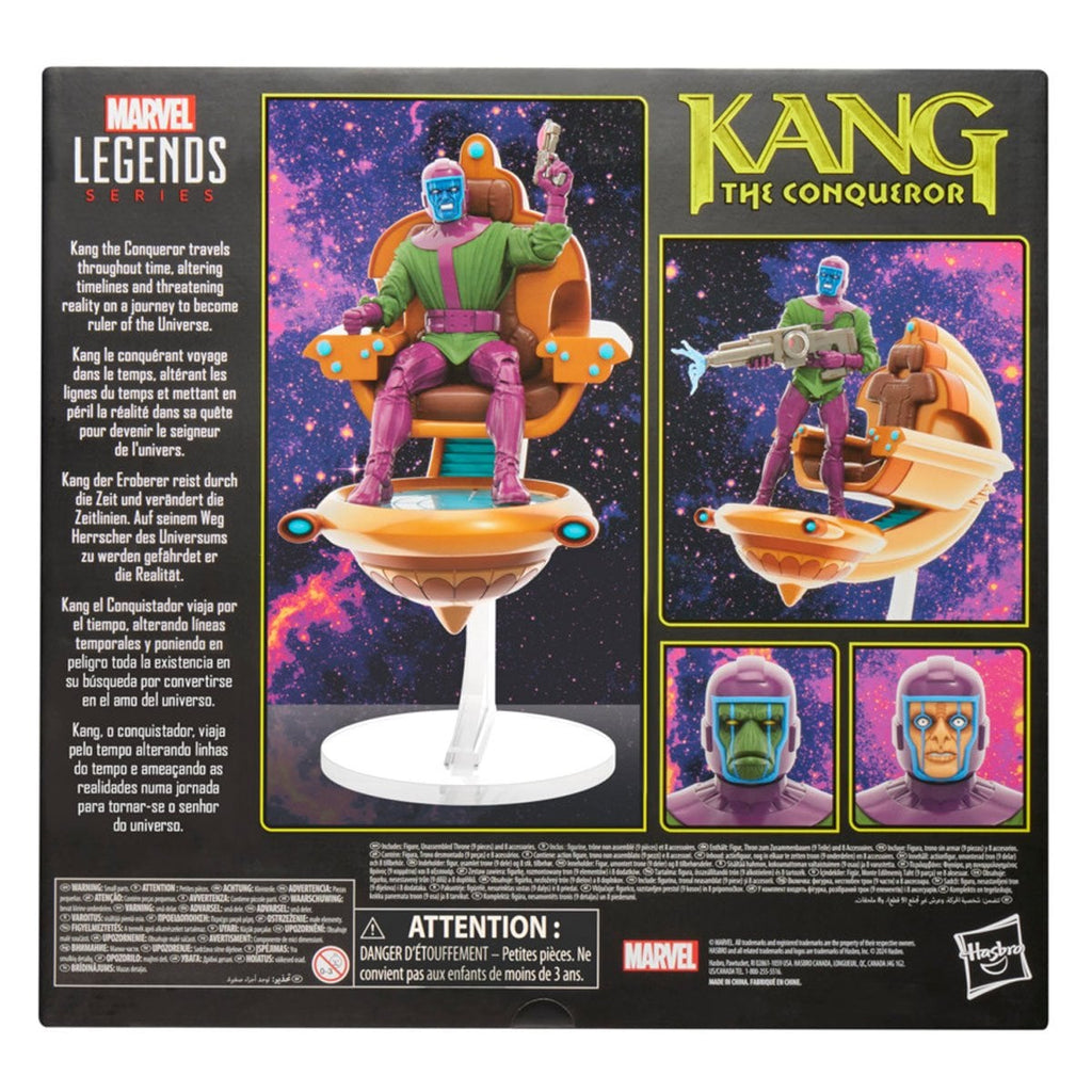 Marvel Legends Series Kang the Conqueror with Throne Deluxe Action Figure