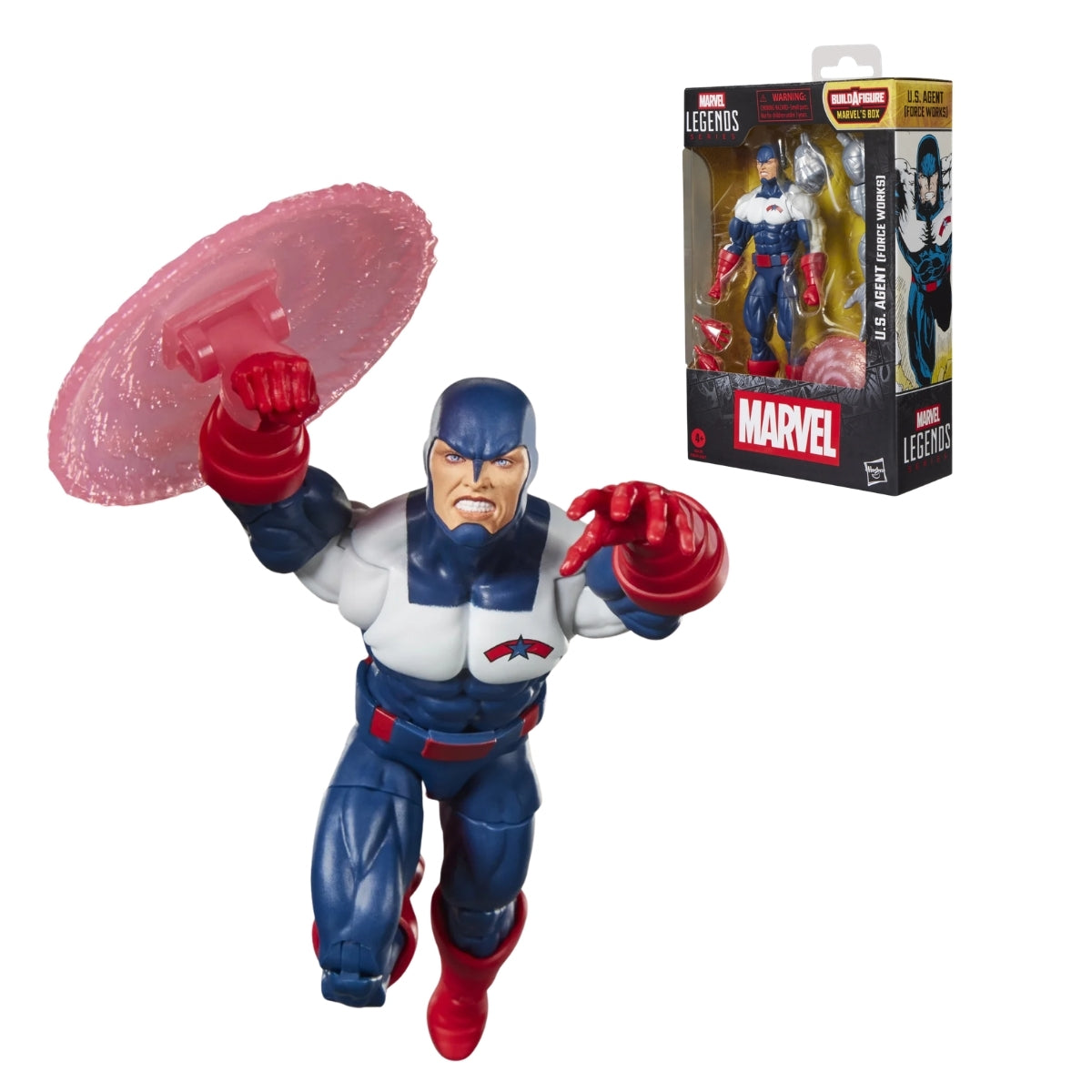 Marvel Legends U.S. Agent, Force Works Action Figure (Marvel’s Box Build-A-Figure)