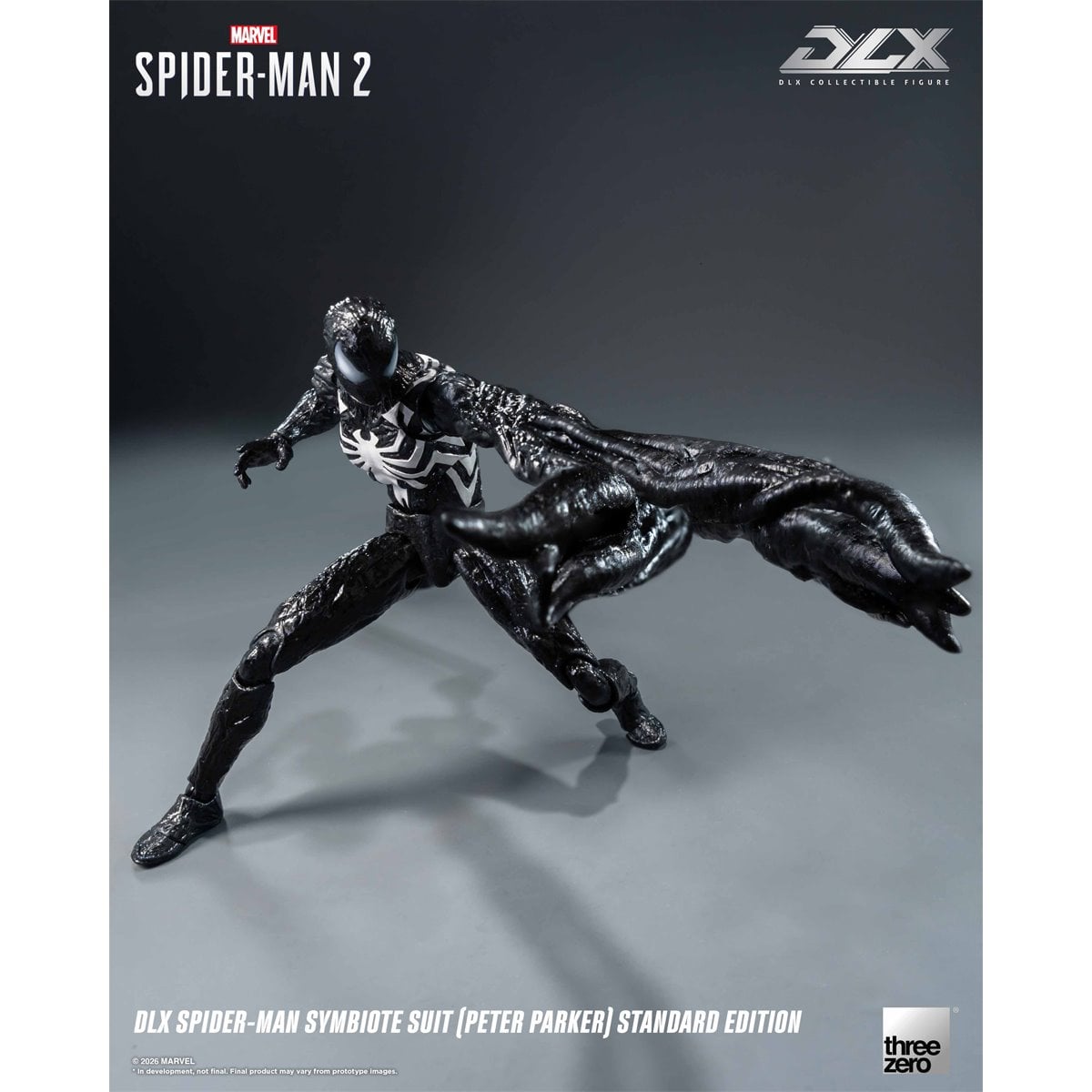 Marvel's Spider-Man 2: Spider-Man Symbiote Suit Peter Parker Standard Edition DLX Action Figure
