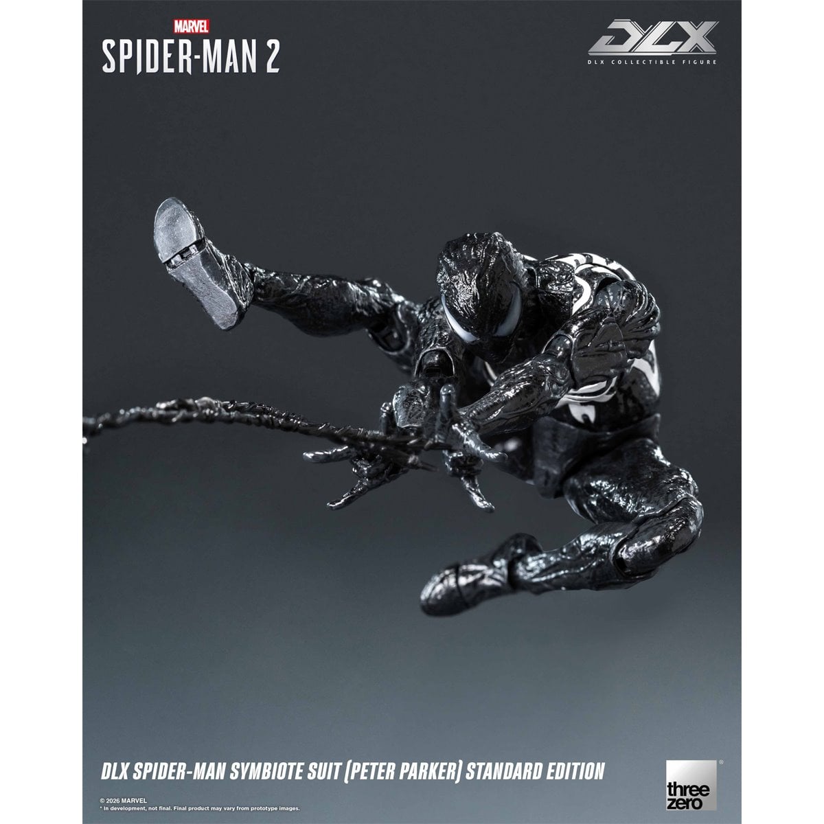 Marvel's Spider-Man 2: Spider-Man Symbiote Suit Peter Parker Standard Edition DLX Action Figure