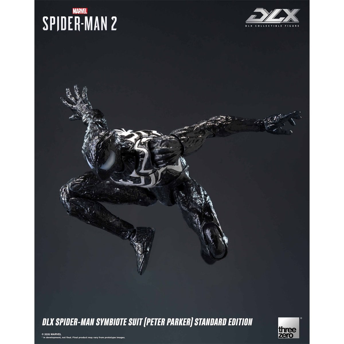 Marvel's Spider-Man 2: Spider-Man Symbiote Suit Peter Parker Standard Edition DLX Action Figure