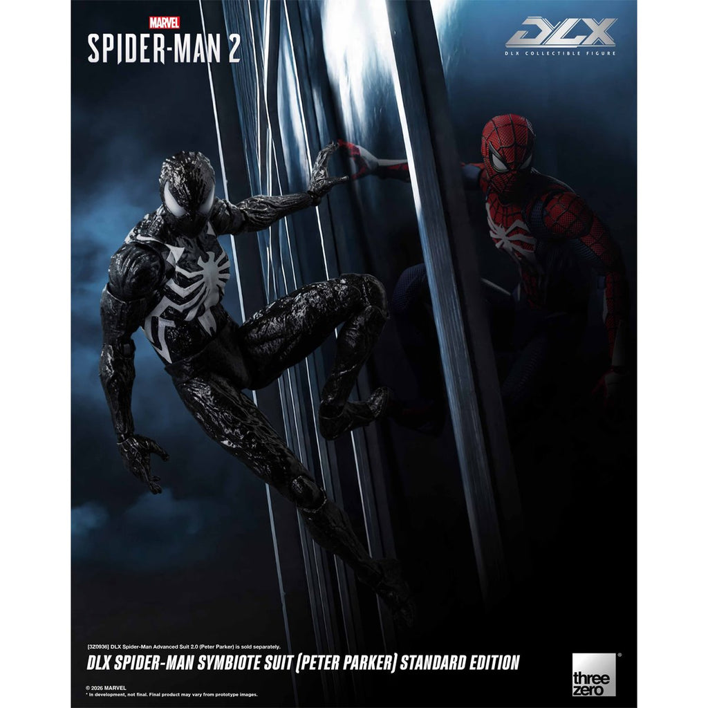 Marvel's Spider-Man 2: Spider-Man Symbiote Suit Peter Parker Standard Edition DLX Action Figure