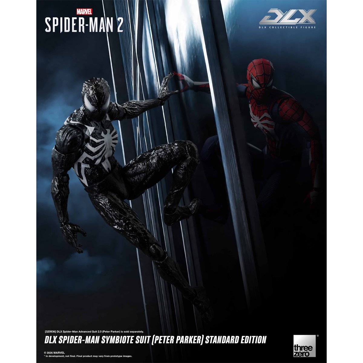 Marvel's Spider-Man 2: Spider-Man Symbiote Suit Peter Parker Standard Edition DLX Action Figure