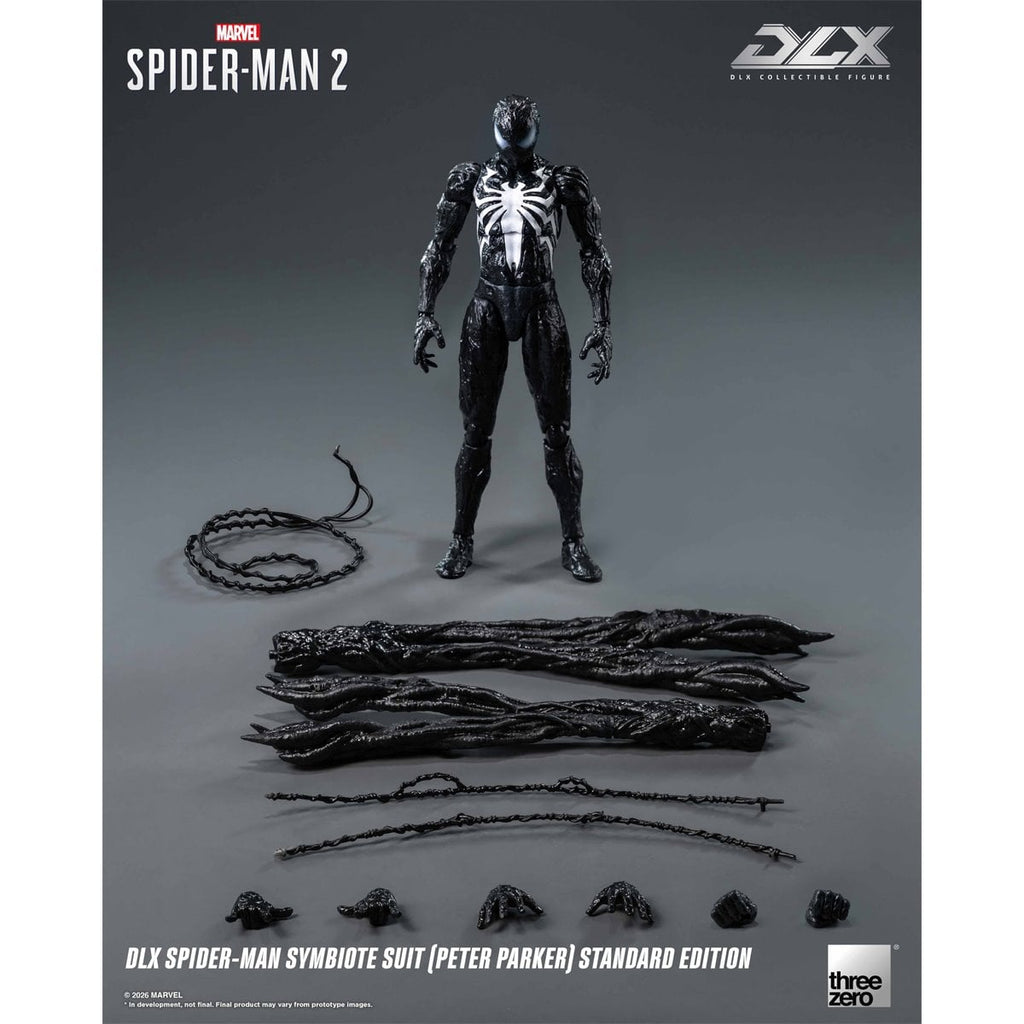 Marvel's Spider-Man 2: Spider-Man Symbiote Suit Peter Parker Standard Edition DLX Action Figure