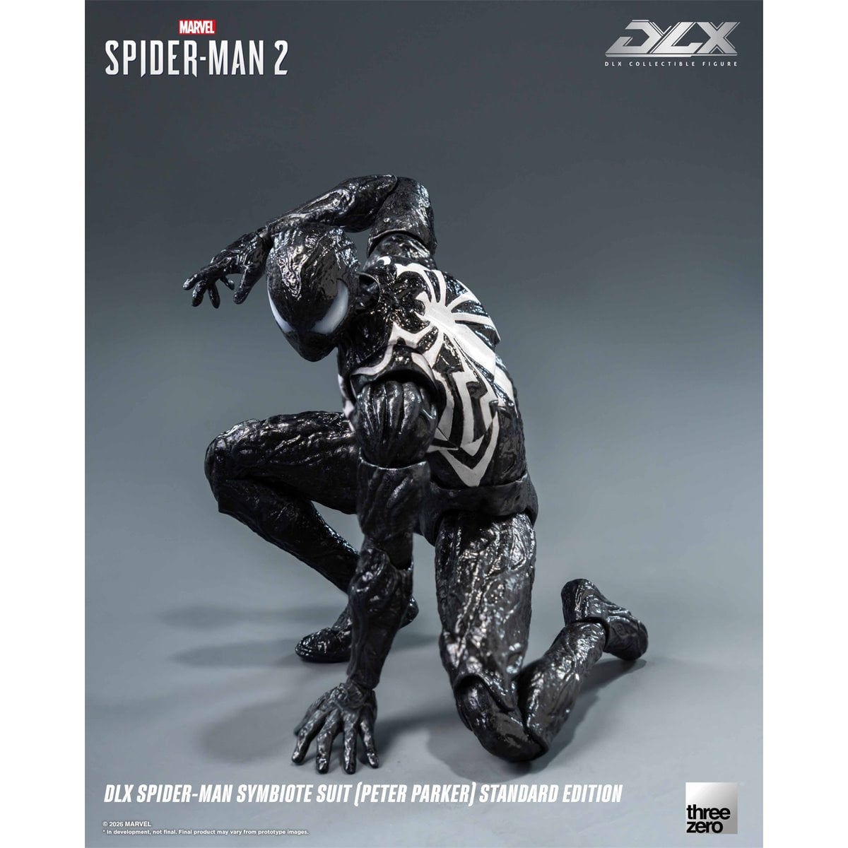Marvel's Spider-Man 2: Spider-Man Symbiote Suit Peter Parker Standard Edition DLX Action Figure