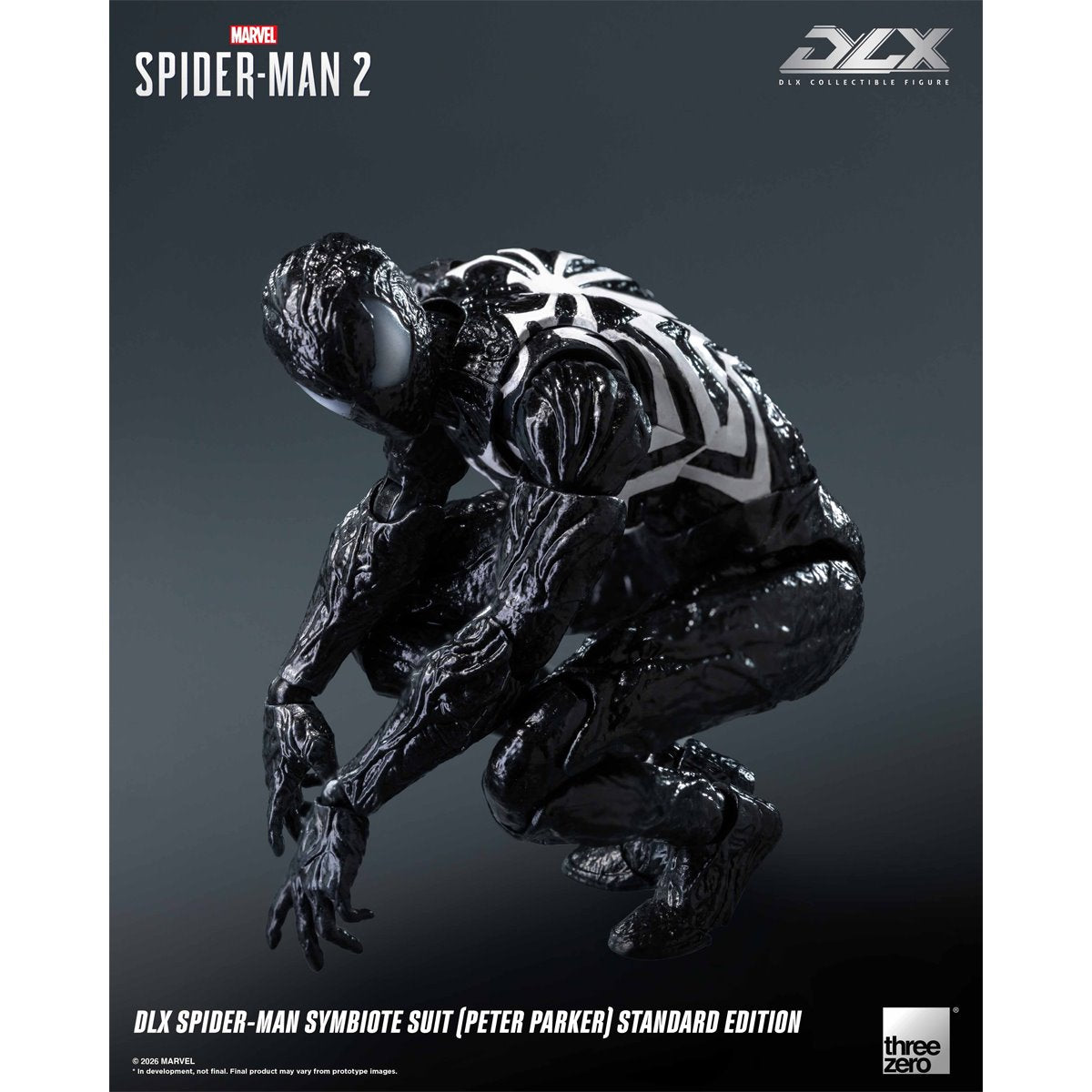 Marvel's Spider-Man 2: Spider-Man Symbiote Suit Peter Parker Standard Edition DLX Action Figure